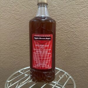 Starbucks Red and Brown Apple Brown Sugar Syrup